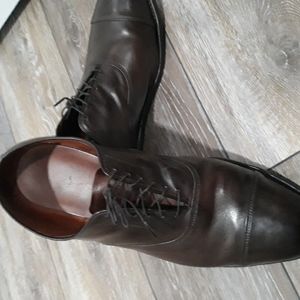 Allen Edmonds Park Avenue leather captoe Oxfords. Size 15